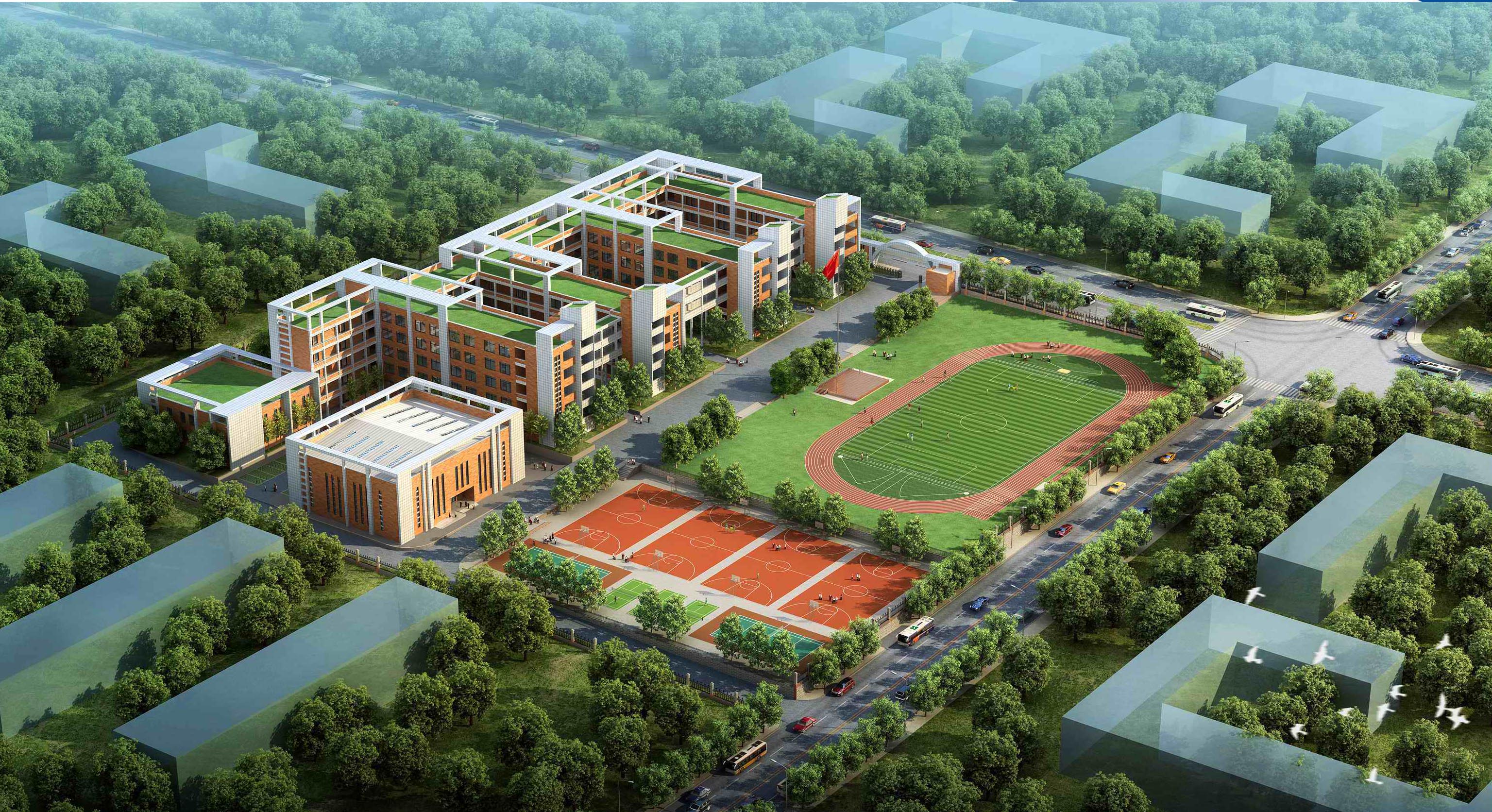 南寧經開區第三小學1#行政樓、4#、5#教學樓、8#風雨操場工程